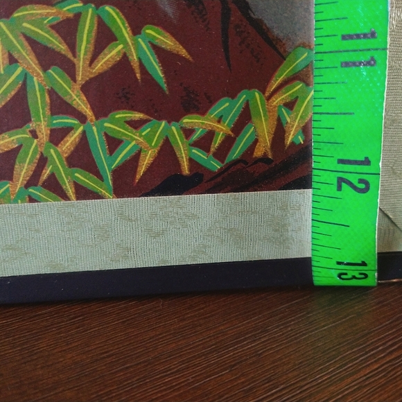 Vintage Japanese Folding Screen - Elegant Cherry Blossom and Birds Sceen - Picture 16 of 16